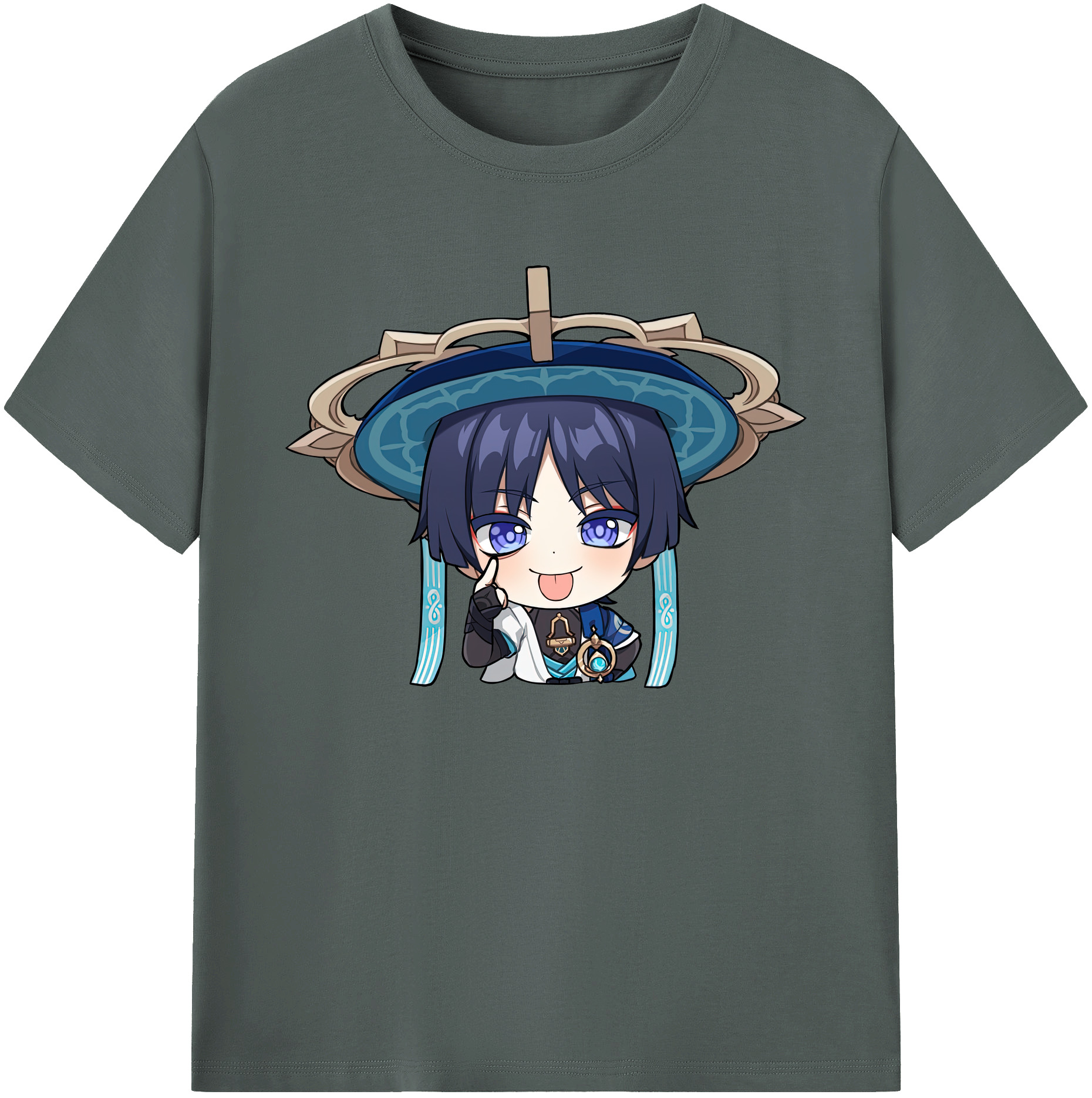 げんし神 さんペい genshin Sanpei 綿100％ メンズ半袖Tシャツ｜肌触りやわらか＆通気性